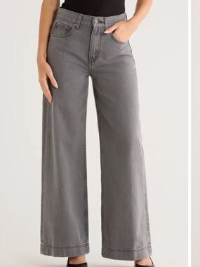 Ética Devon Wide Leg Moonshine Jeans in Gray